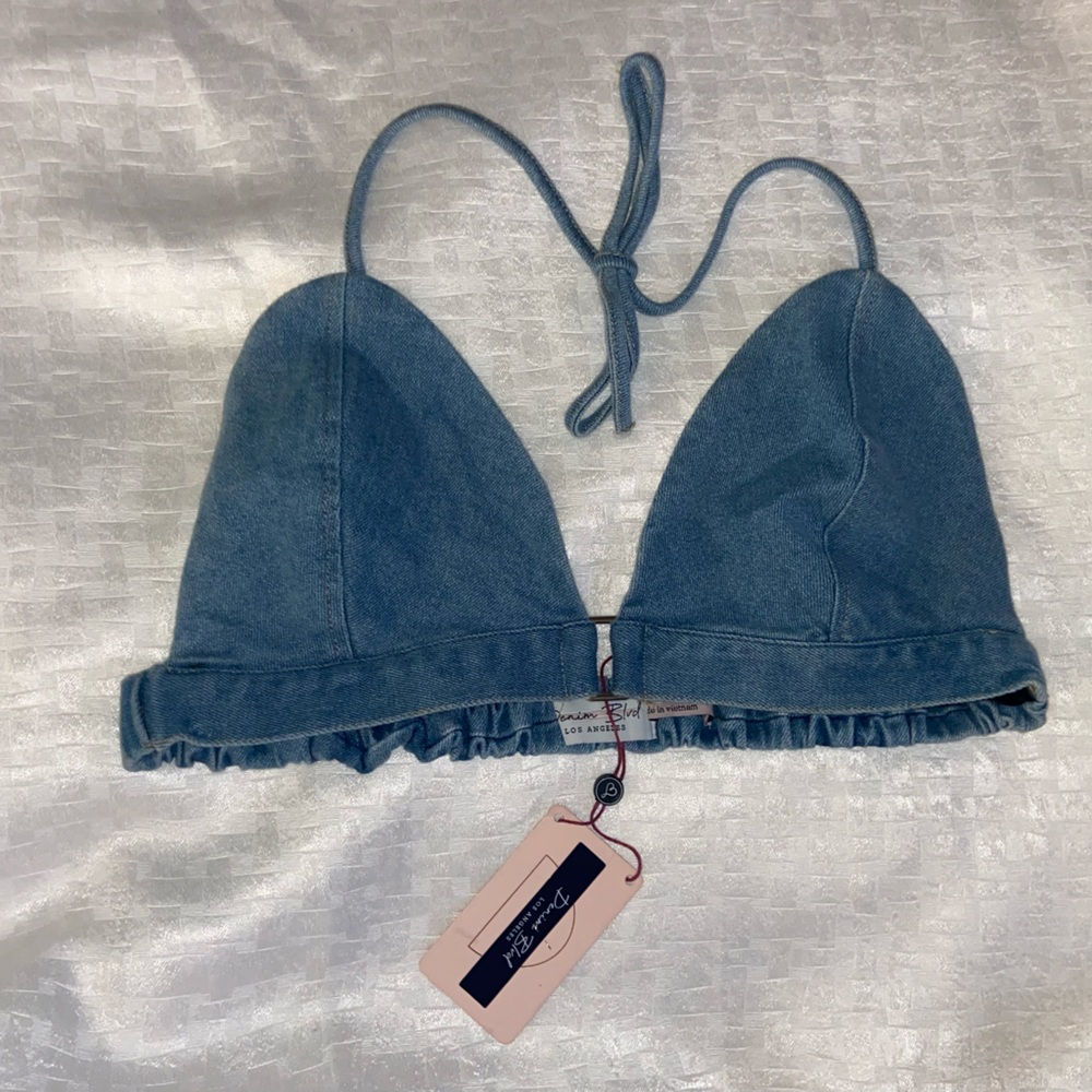 Denim Bralette